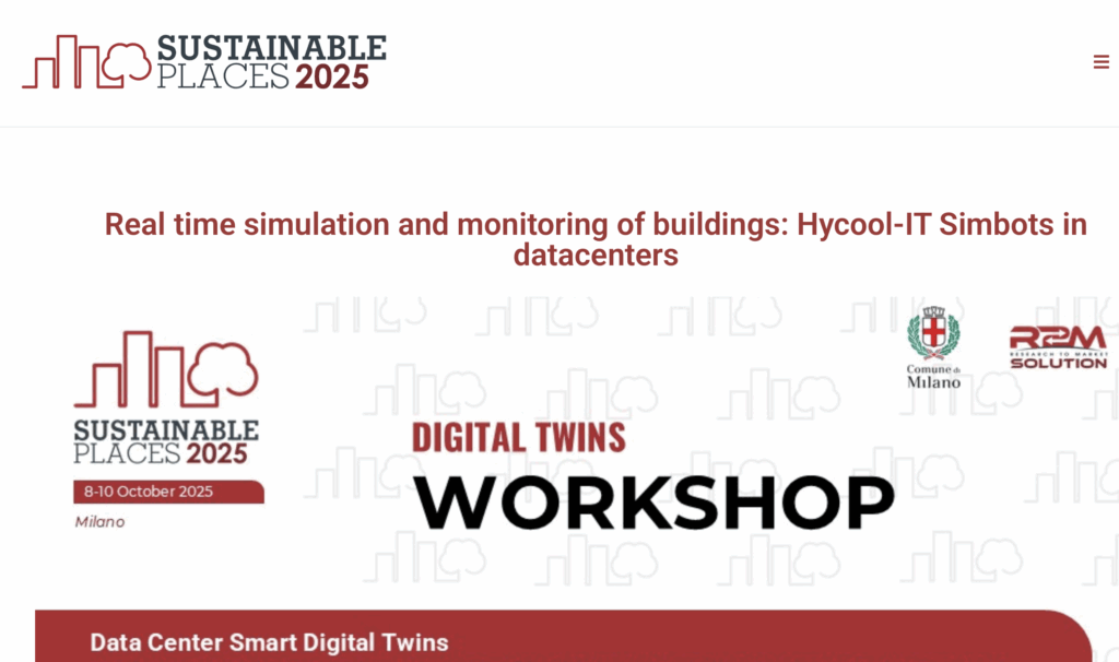 Image of the title of the workshop: Digital Twins workshop